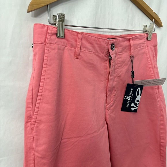 Psycho Bunny Wills Pants Men’s 30 x 32 Chino Trousers Winter Rose Pink - Picture 10 of 14